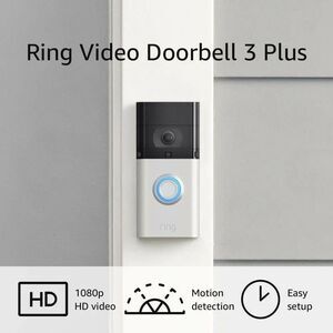 Ring Video Doorbell 3 Plus Amazon Sealed 1080p WiFi Motion Pre‑Roll Preview
